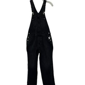 Old Navy Black Denim Overalls